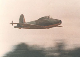 Gloster E28 screaming by